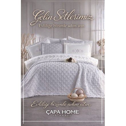 Çapa Home - Çapaev Harem 9 Parça Gelin Seti 